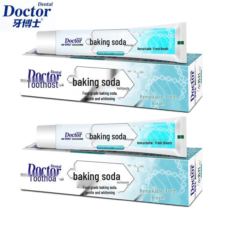 Doctor Baking Soda Whitening Toothpaste Fresh Mint 2-Pack
