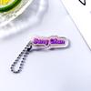 Stray Kids ROCK-STAR Album Member Name Tag Acrylic Keychain Cute Colorful Typography Bag Pendant Kpop Idol Fan Support Collectible Keyring