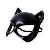 Reusable Black Cat Ear Mask Half Face Cat Ear Half Face Mask Animal Design Role Playing Prop Cosplay Face Mask Halloween Party