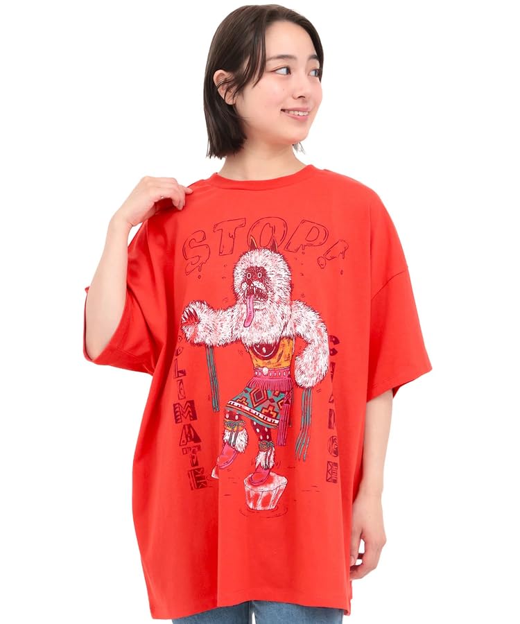 

Titicaca Kachina Bear Print Free OSJBC105 T-Shirt, Women s, Size, Red,