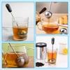 Doyime Stainless Steel Tea Strainer with Handle and Lid, Ultra-Fine Mesh for Tea Leaf Filtering, Compact, Lightweight, Easy To Clean, Heat Resistant,