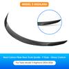 Heenvn Real Carbon Fiber Car Rear Trunk Spoiler For Tesla Model Y Juniper Model 3 Highland 2025 2026 Wing Exterior Accessories