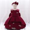 Children's Princess Formal Flower Girl Dress with Bow