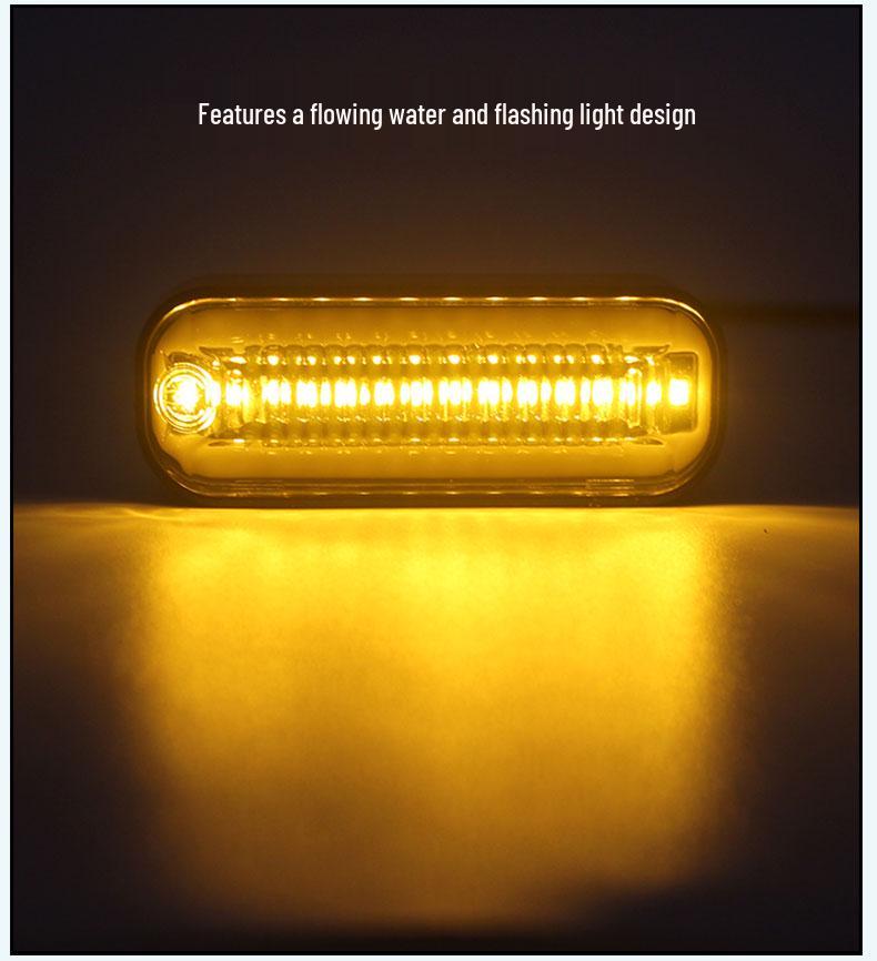 48V-72V Electric Motorcycle LED Flowing Turn Signal Tail Light
