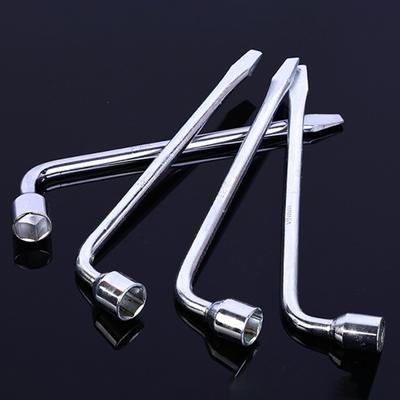 17/19/22/24mm Κλειδί ελαστικών υψηλής ροπής Αντιολισθητικό Εργαλείο αφαίρεσης ελαστικών αυτοκινήτου Ανθρακούχο ατσάλι 2 άκρο L Τύπος κλειδί υποδοχή Εξαγωνικό κλειδί Εργαλείο κλειδιού