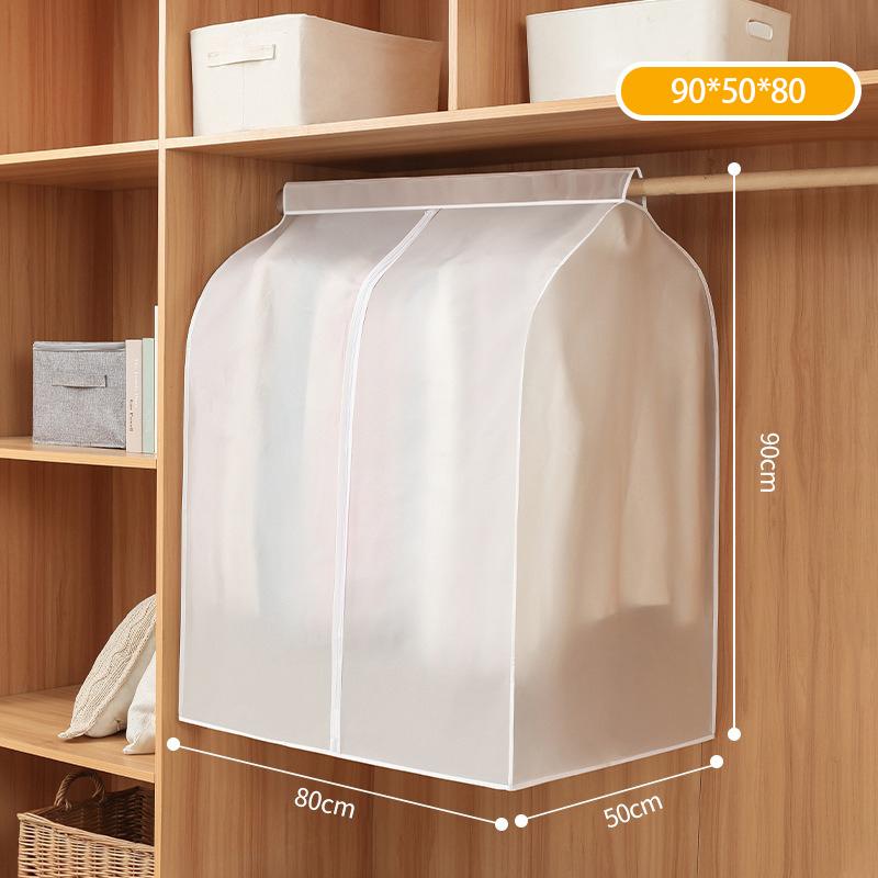 Clothes Storage Cover Transparent Dust Cover for Hanging Clothes Organizer Waterproof Dustproof Wardrobe Clothes Cover YWFCZ04