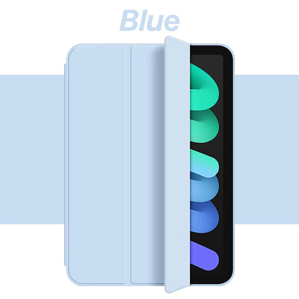Case for iPad 5th 6th 7th 8th 9th 10th 11th 12th Gen Air 1 2 3 4 5 6 7 Mini 6 7 Trifold Stand Smart Cover and Soft TPU Back