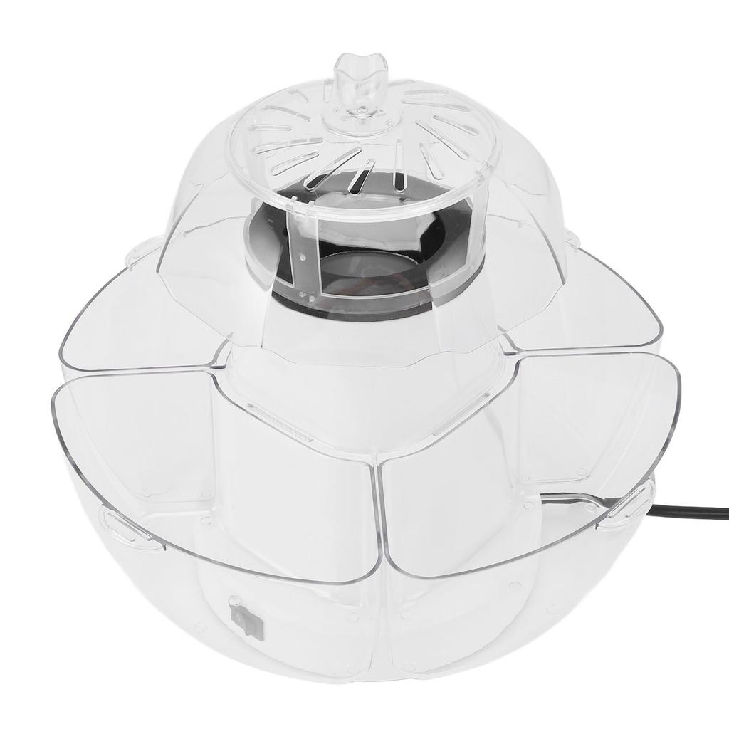 Popcorn Machine Full Automatic Easy Cleanup Compact 1200W Fast Popping Popcorn Machine for Home Use