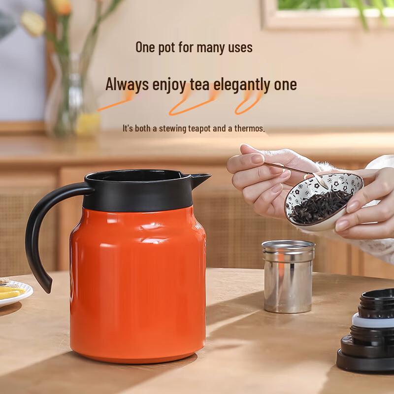 Baishide BST-1041 1L Insulated Tea Pot with Strainer