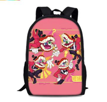 Magic Digital Circus The Amazing Digital Circus School Bag Primary School Students Single Layer Backpack