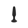 Anal Plug - Glamy - First Plug Suction Cup S - Silicone - Black - 115 Mm Length
