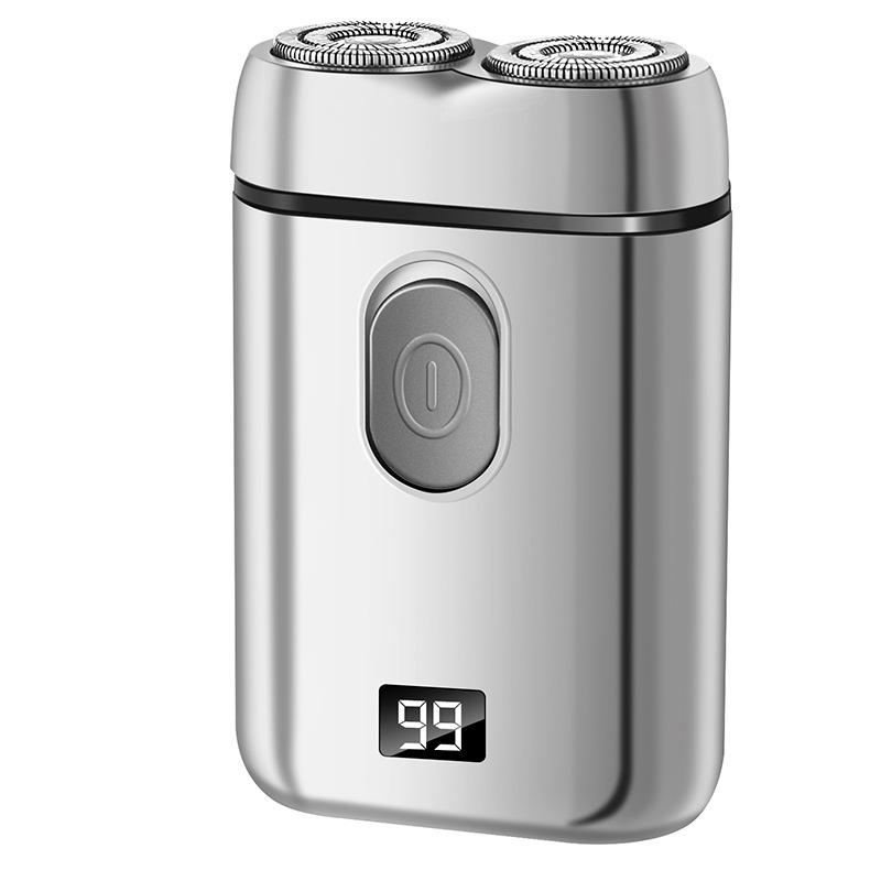 Portable Rechargeable Men's Double-Head Mini Electric Travel Shaver