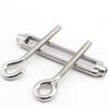 Set of 2 M5 Stainless Steel Turnbuckles, Wire Buckles, Hooks, Wire Rope Fixing Brackets, Adjustable Tension, Rust-Resistant, Durable, for Structural R