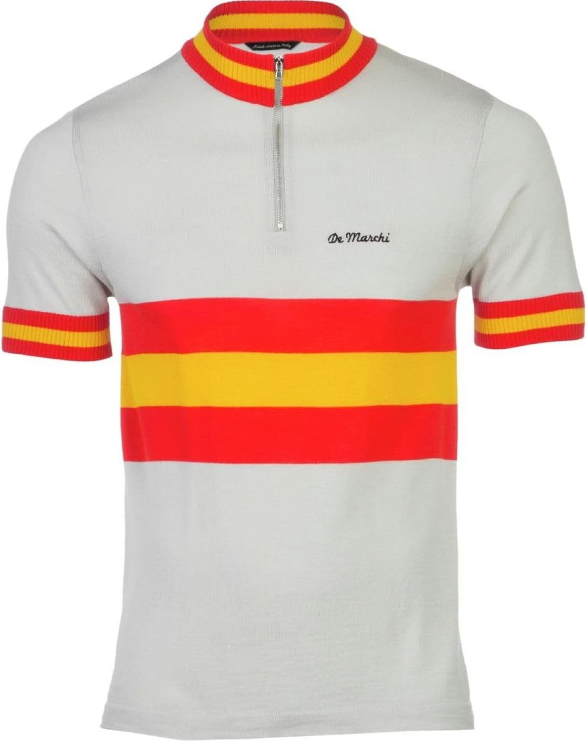 

Demarchi Spain 1972 Cycling Jersey x Yellow x Men s (Gray Red)