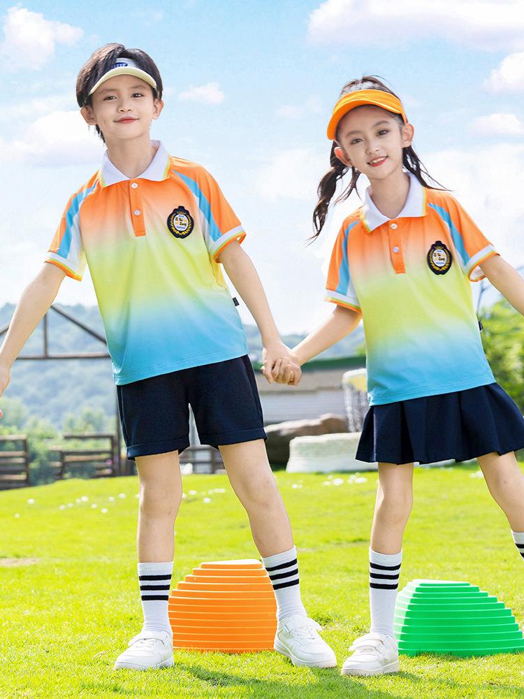 Conjunto de Uniforme Escolar e Esportivo Infantil Três Peças Estilo College