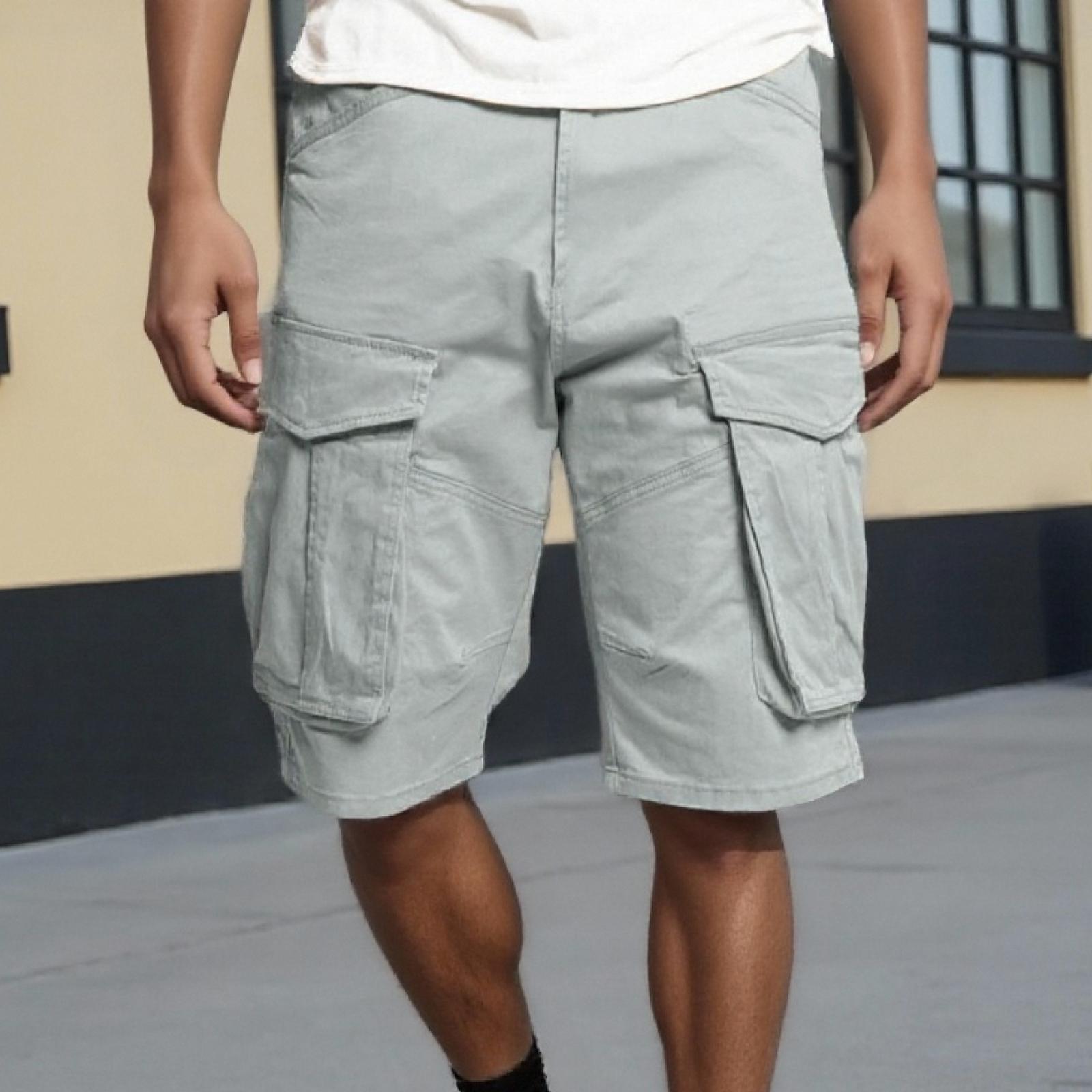 

Мужские повседневные комбинезоны, свободные летние шорты для активного отдыха за пять центов M