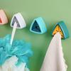 Wall Mounted Triangular Towel Plug, Non Perforated Bathroom Shelf, Kitchen Cloth And Face Towel Storage Hook Artifact