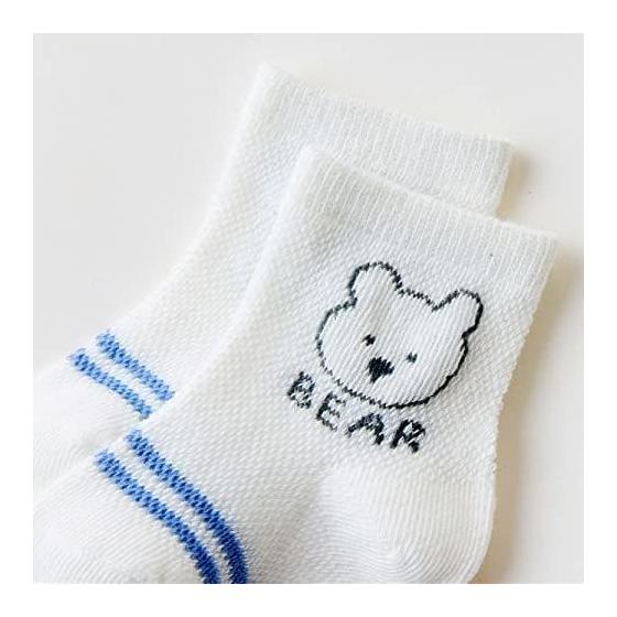 [Three Mushroom] Baby Socks, Socks, Kids, Baby Socks, Summer, Mesh Material, Breathable, Quick Drying, Socks, Spring, Autumn, Cotton, Soft, Cute,