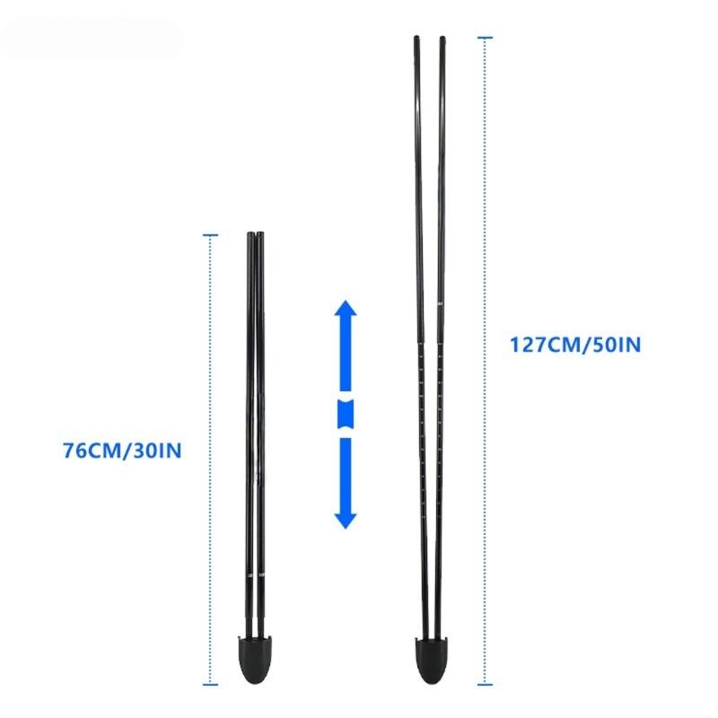 Golf Putter Armpits Postures Fixing Rod Adjustable Length Puting Tool for Skill Improvement Golf Putting Trainer