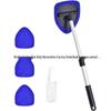 Telescopic Microfiber Car Window Cleaning & Defogging Brush Set