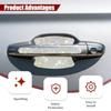 8PCS Set Door Handle Protector Bling Auto Handle Sticker  For Auto Accessories