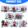 Christmas Figurine Figure Decors Resin Santa Clauses Statue Christmas Decorative Figurine Table Centerpieces for Holiday