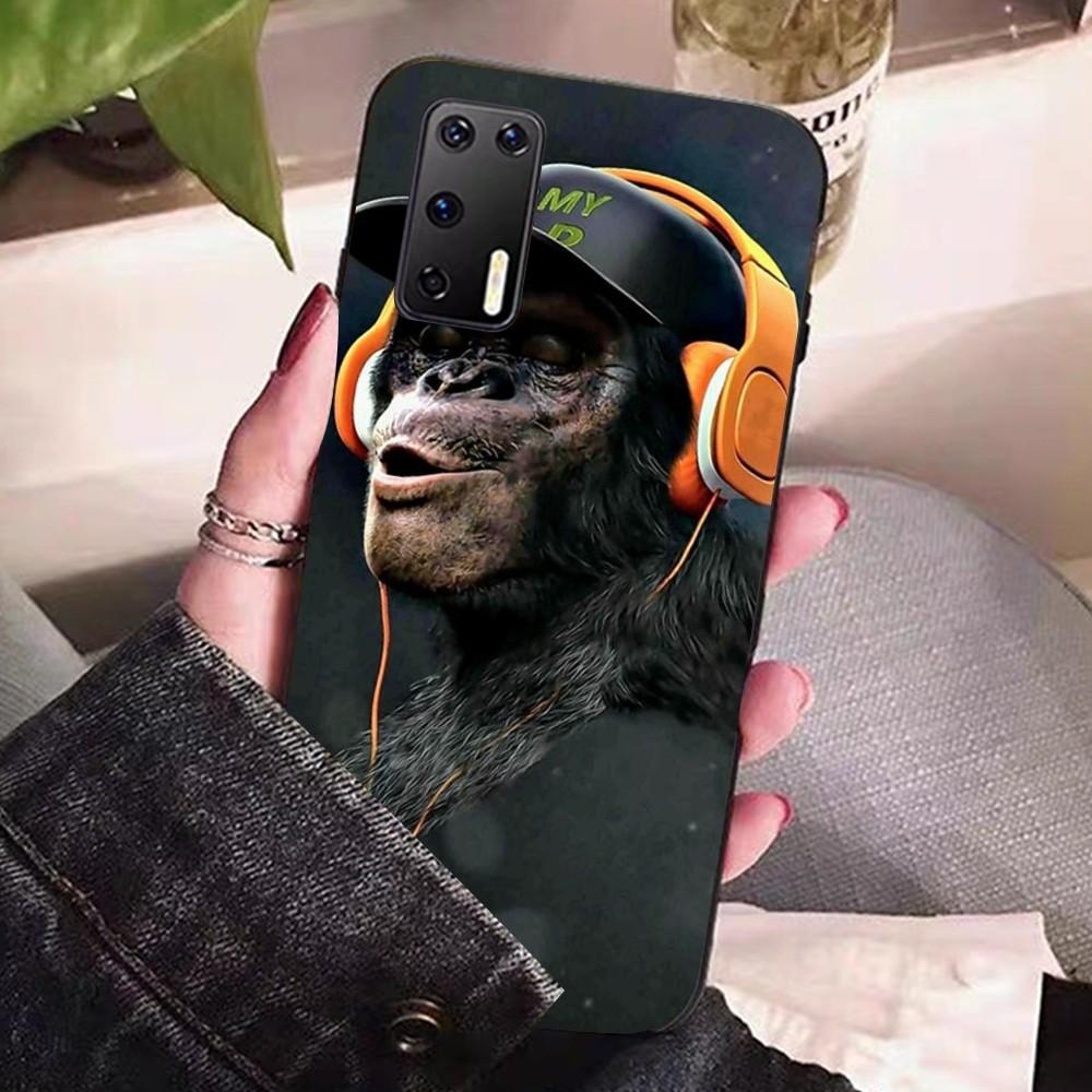 COOL Monkey Gorilla Ape Phone Case For Huawei P 8 9 10 20 30 40 50 Pro Lite Psmart Honor 10 Lite 70 Mate 20lite
