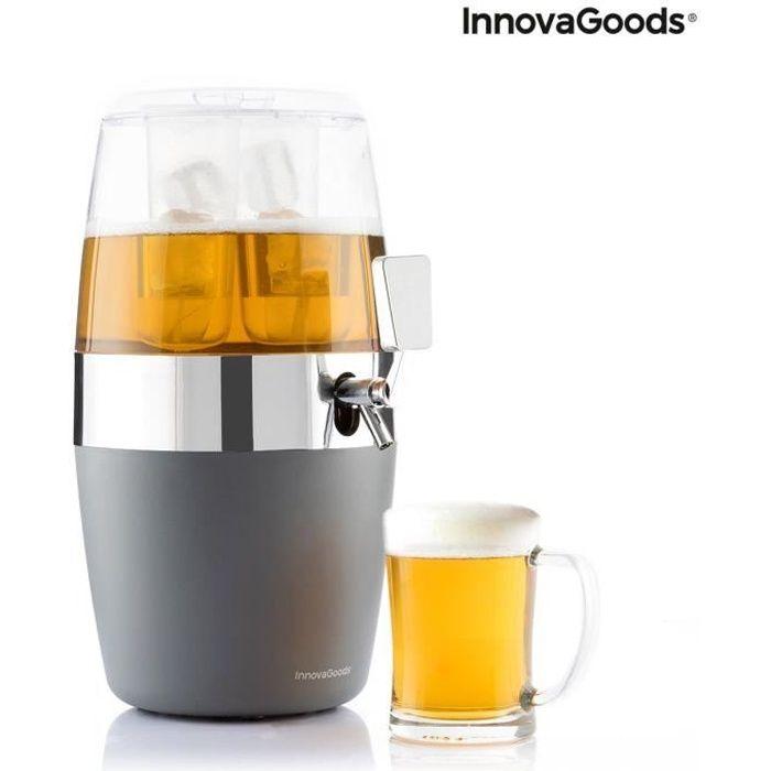 Beverage Dispenser - InnovaGoods - Freer - Refrigerant - 2 Ice Reservoirs - Ideal for Parties