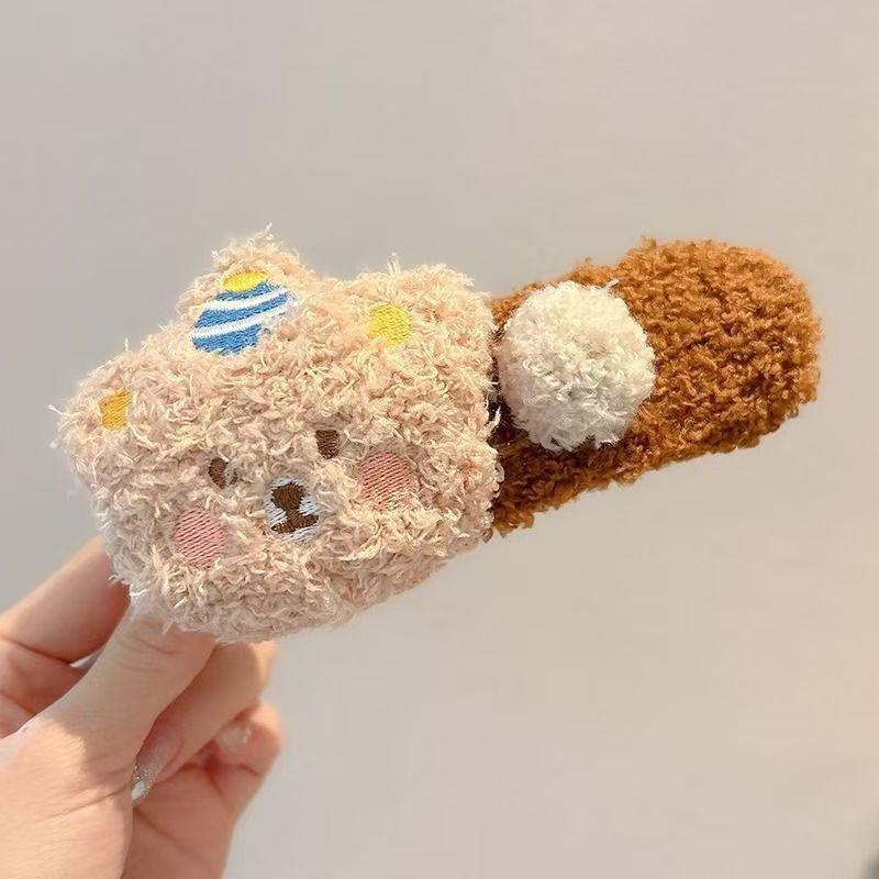 Plush Pudding Bear Cute Duckbill Hair Clip - Large 2023 Girly Claw Accessory