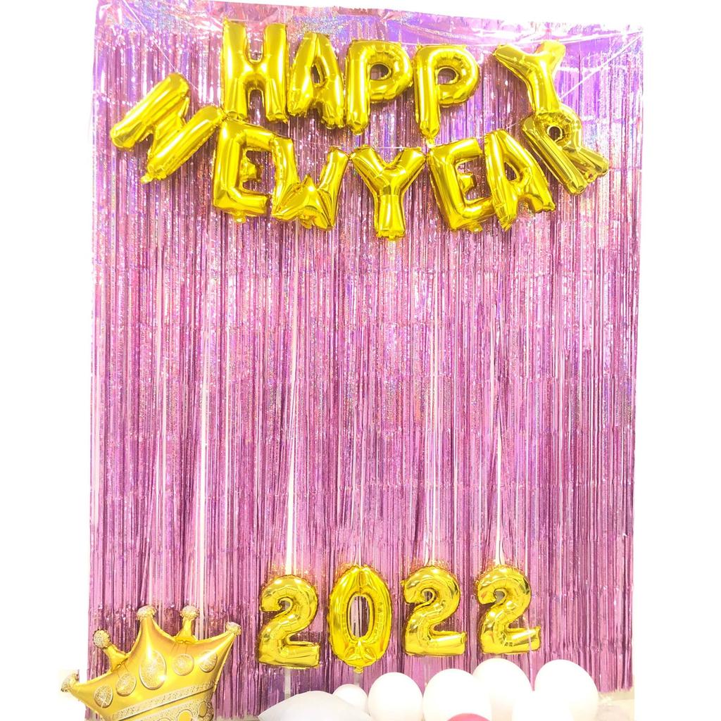 Set of 2 BRAVESHINE Tassel Sparkly Bright Birthday 100cm X Birthday Birthday Party Party Decorations Curtains, Background, Shine, Decorations, 250cm,