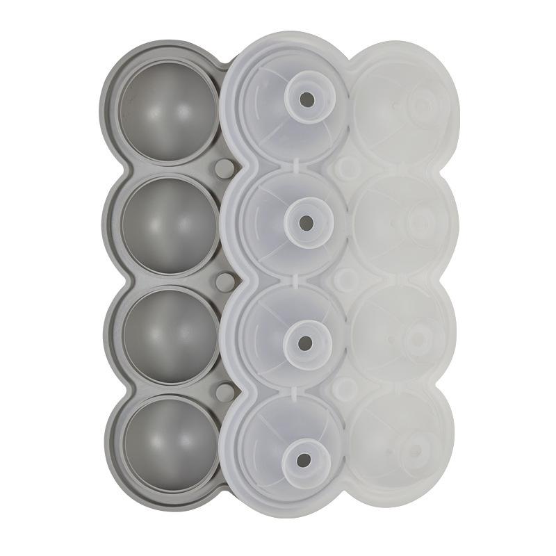 Large Silicone Ice Cube Trays - Easy-Release No Leakage Perfect For Whiskey Cocktails Juice And Parties