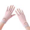 Women's UV-Protection Fingerless Gloves for Driving & Cycling - Non-Slip, Breathable, Half-Finger Design