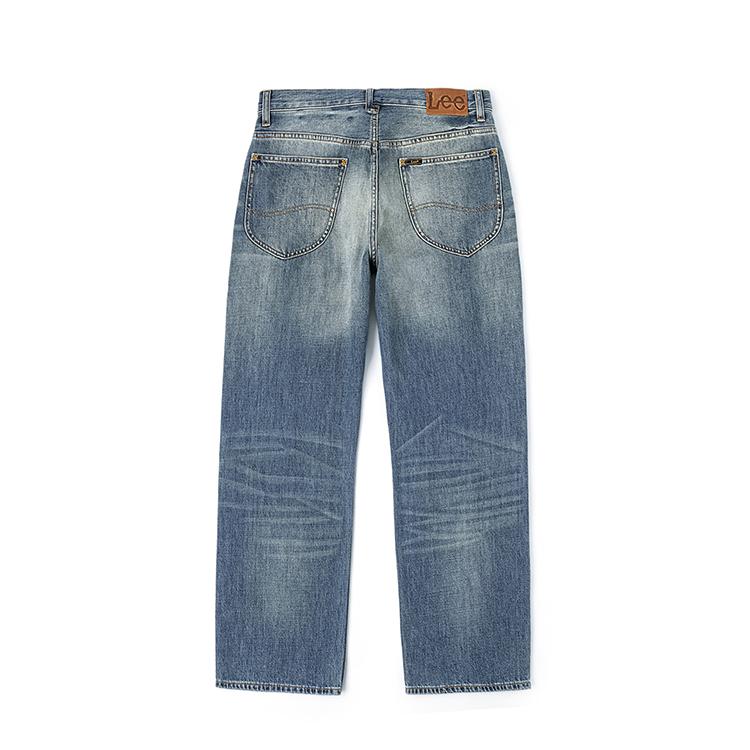 Lee Jeans Men's Medium Light Blue Moderate Straight Fit Pants LMB010141209189A09217
