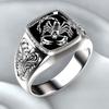 European New Style Scorpio Totem Men's Ring with Embossed Scorpion Design