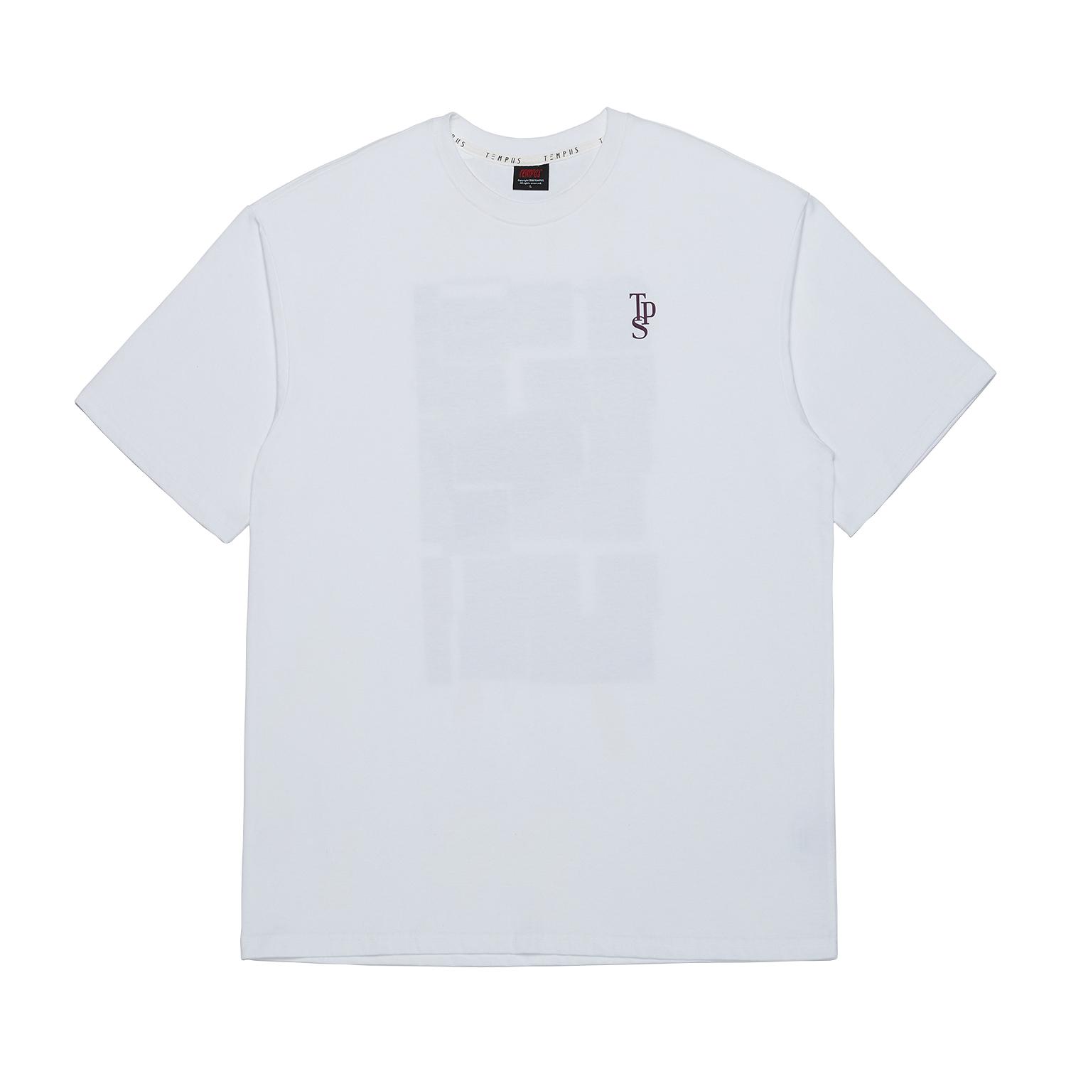 Tempus Studio Purple Puzzle T-Shirts [White] L