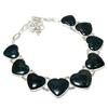 Natural Neon Apatite Necklace 18" Adjustable Chain Heart Gemstone Jewelry PT 421