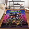 Turtles Time Retro Arcade Art Carpet Doormat Printing Art Bathroom Mat Room