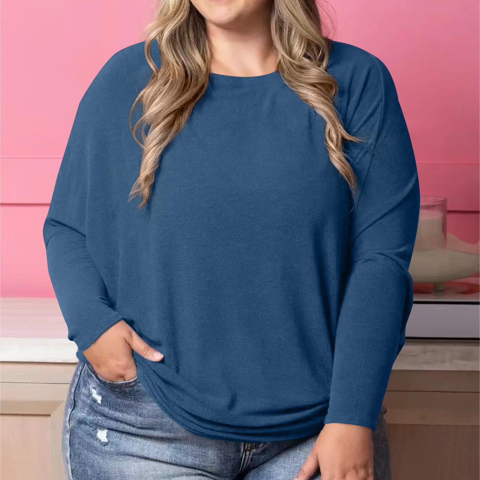 

Женская модная повседневная однотонная блузка оверсайз с длинным рукавом свободного кроя M