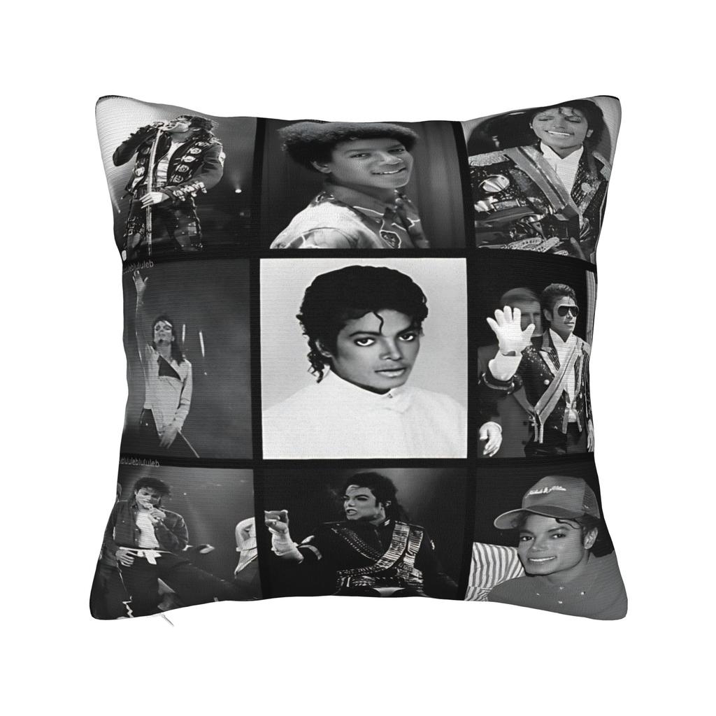 Beat It piano MJ king of pop Square Pillow Cases Cushion Cover Awesome Zippered Decor Pillowcase for Home 18"x18"