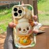 Phone Case: 2D Flat Design Suitable for iPhone 18 17 16 15 14 13 Pro Protective Case, Chef Little Bear, Perfect Christmas and Halloween Holiday Gift