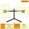 Punch-Free Adjustable Desktop Monitor Stand with Vertical & Horizontal Rotation