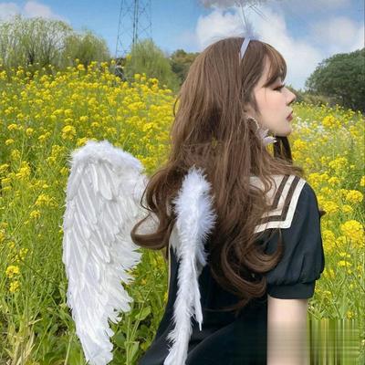 Costume Performance Supply Stage Show Party Decoration Halloween Costume Halloween Decoration Angel Wings Angel Ornaments