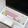 Silicone Keyboards Protectors for FL8700F S530UN Laptop Dust and Spill Resistant Semi Transparents