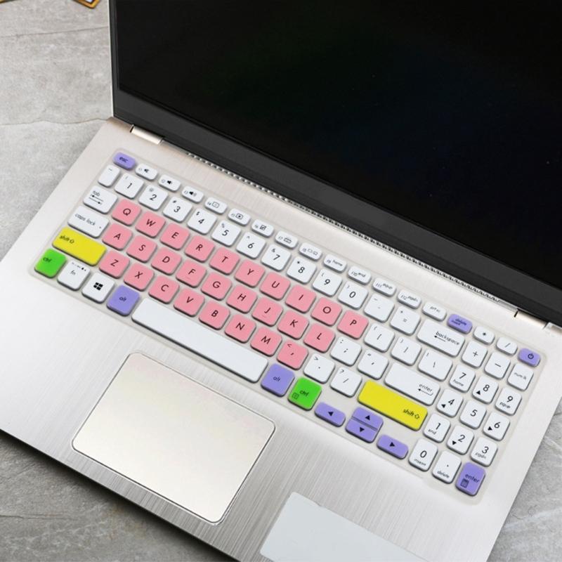 Silicone Keyboards Protectors for FL8700F S530UN Laptop Dust and Spill Resistant Semi Transparents