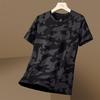 Ice silk short-sleeve men's t-shirt, summer loose-fitting, thin, quick-drying sports casual top