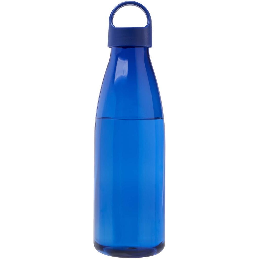 Recycled Plastic Water Bottle, 800 Ml "Bergen" Royal Blue