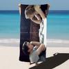 Classic Before Sunrise Anime Beach Swimming Towel Soft Absorbent Washcloth Children's Gifts for Kids Travel Camping Gym