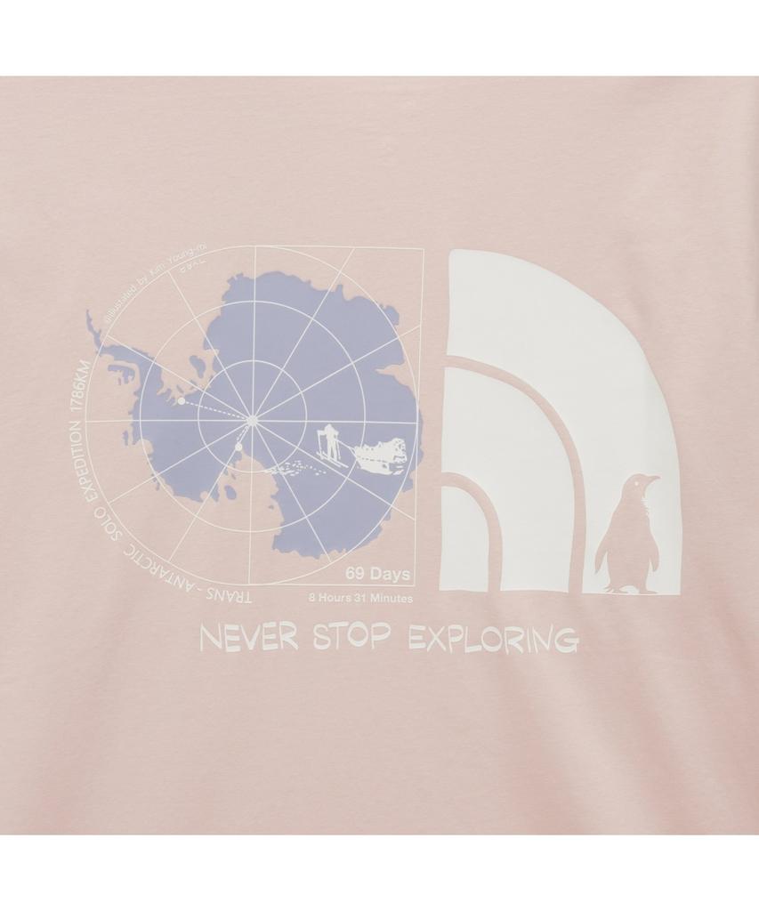 Noseupeiseu Nt7Us62D Men'S 69 Days Expedition Short Sleeve T-Shirt 1 Soft Pink