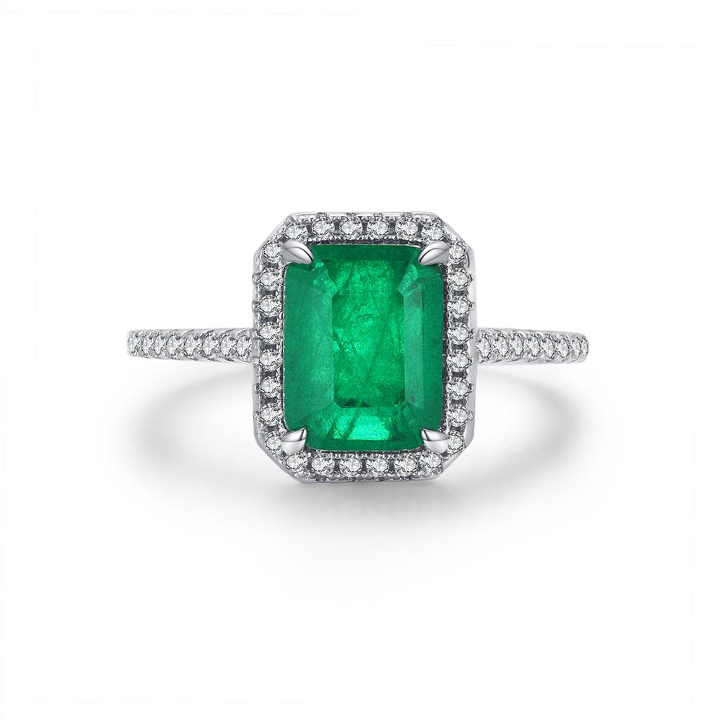 925 Sterling Silver Luxury Paraiba Tourmaline Rings For Women Wedding Engagement Band Fine Jewelry Anniversary Gifts