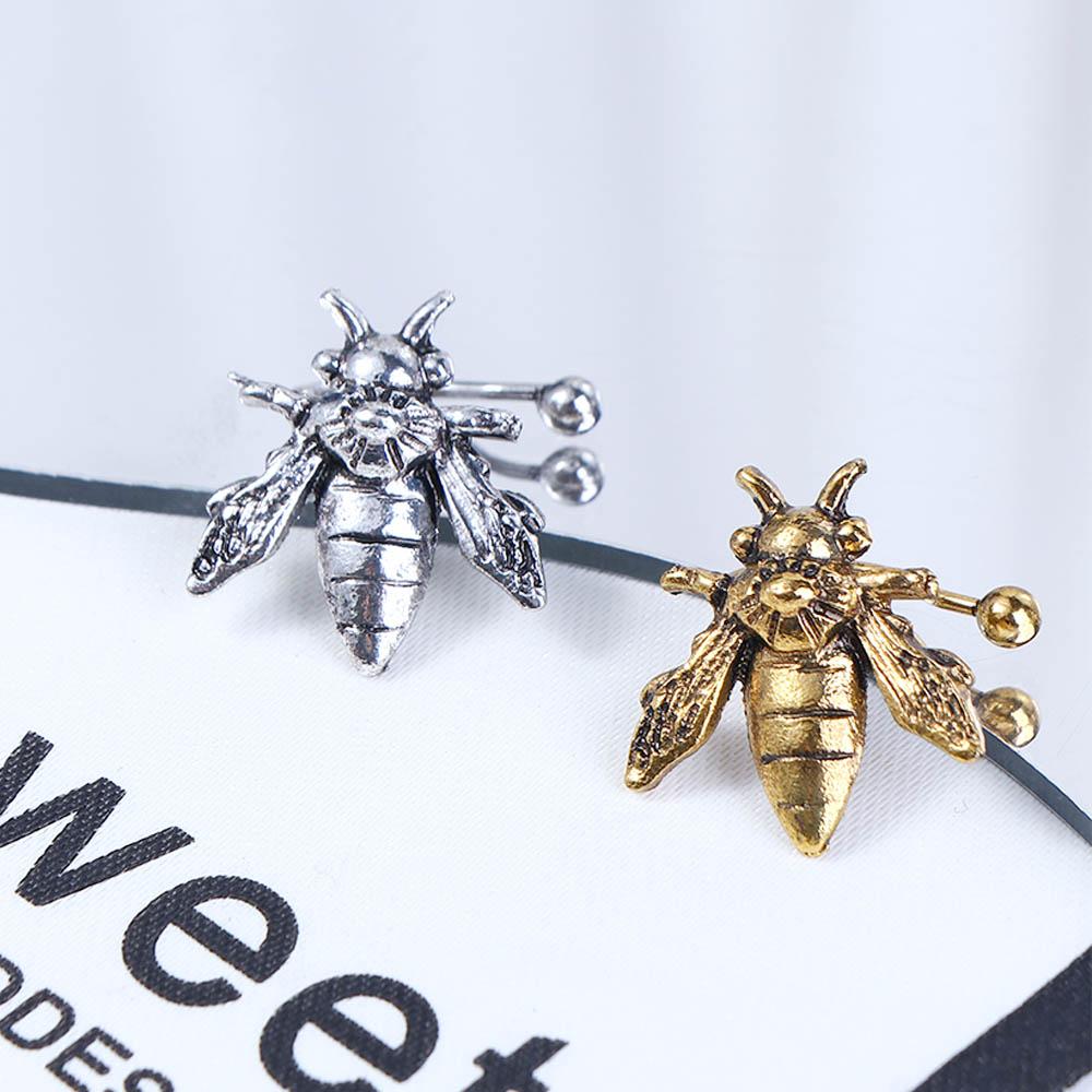 Party Metallgeschenke Für Frauen Accessoires Bienen Insekten Schmuck Clip-Ohrringe Ohr-Manschetten Ohrstecker